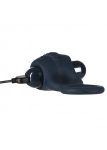 Zdalnie sterowany pierścień na penisa - Lux Active Triad Vibrating Dual Ring  