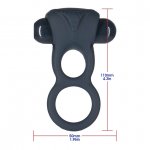 Zdalnie sterowany pierścień na penisa - Lux Active Triad Vibrating Dual Ring  