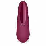 Zdalnie sterowany powietrzny masażer łechtaczki - Satisfyer Curvy 1+   Czerwony