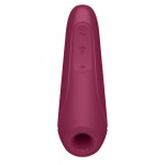 Zdalnie sterowany powietrzny masażer łechtaczki - Satisfyer Curvy 1+   Czerwony