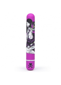 Ozdobiony wibrator klasyczny - Tokidoki Classic Vibrator  Purple Snake Woman