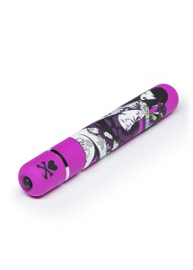 Ozdobiony wibrator klasyczny - Tokidoki Classic Vibrator  Purple Snake Woman