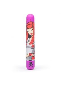 Ozdobiony wibrator klasyczny - Tokidoki Classic Vibrator  Purple Devil Woman