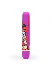 Ozdobiony wibrator klasyczny - Tokidoki Classic Vibrator  Purple Devil Woman