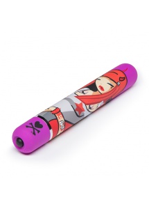Ozdobiony wibrator klasyczny - Tokidoki Classic Vibrator  Purple Devil Woman