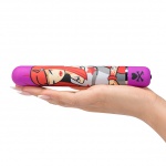 Ozdobiony wibrator klasyczny - Tokidoki Classic Vibrator  Purple Devil Woman