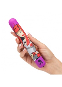 Ozdobiony wibrator klasyczny - Tokidoki Classic Vibrator  Purple Devil Woman