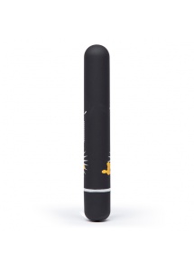 Ozdobiony wibrator klasyczny - Tokidoki Classic Vibrator  Black Robber Woman