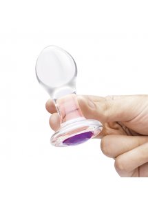 Zestaw 3 szklanych korków analnych - Glas Bling Bling Glass 3 pc Anal Training Kit