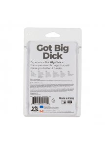 Zestaw 4 pierścienie na penisa - PowerBullet Got Big Dick 4 Pack Rings  
