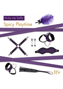 Zestaw akcesoriów BDSM - RS Kinky Me Softly Fioletowy