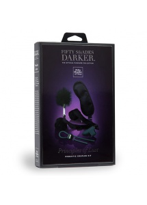 Zestaw akcesoriów bondage - Fifty Shades of Grey Darker Principles of Lust Romance Couples Kit 