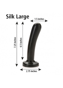 Zestaw dildo uprząż strap-on - Tantus Bend Over Intermediate Harness Kit   Fioletowy