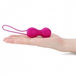 Zestaw podwójny do ćwiczeń mięśni kegla - Nomi Tang IntiMate Kegel Set Plus   Czerwony