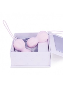 Zestaw podwójny  do ćwiczeń mięśni kegla - Nomi Tang IntiMate Kegel Set Plus   Różowy