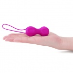 Zestaw podwójny do ćwiczeń mięśni kegla - Nomi Tang IntiMate Kegel Set Plus   Fioletowy
