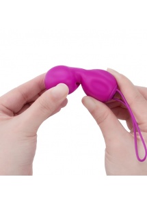 Zestaw podwójny do ćwiczeń mięśni kegla - Nomi Tang IntiMate Kegel Set Plus   Fioletowy