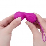 Zestaw podwójny do ćwiczeń mięśni kegla - Nomi Tang IntiMate Kegel Set Plus   Fioletowy