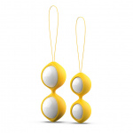 Zestaw do ćwiczenia mięśni kegla - B Swish bfit Classic Kegel Balls   Żółty