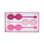 Zestaw do treningu mięśni kegla dla zaawansowanych - FeelzToys FemmeFit Advanced Pelvic Muscle Training Set 3 pcs  