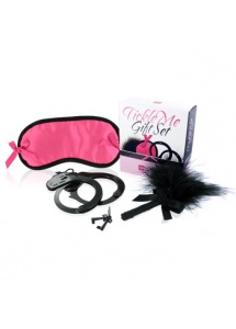 Zestaw erotycznych gadżetów LoversPremium - Tickle Me Gift Set różowy
