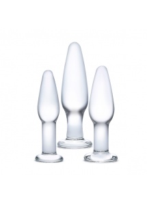 Zestaw korków analnych - Glas Anal Set Anal Training Set  