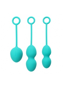 Zestaw kulek gejszy - Svakom Nova Kegel Balls Zielony