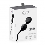 Zestaw kulek orgazmowych - Ovo L1A Love Balls  Czarny