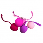 Zestaw kulek waginalnych - Shibari Pleasure Cherry Kegel Balls (Multi-Weighted/5 szt)  