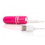 Zestaw mini wibrator plus pierścień i nakładka - The Screaming O Charged CombO Kit #1  Różowy