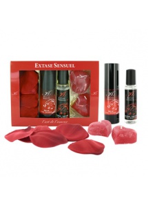 Zestaw na romantyczny wieczór Extase Sensuel -   Coffret Rouge Tentation