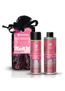 Zestaw na seksowne przygotowania - Dona Be Sexy Gift Set  Flirty