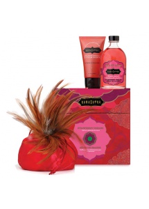 Zestaw olejków do urozmaicenia seksu - Kama Sutra Treasure Trove Strawberry Truskawkowy