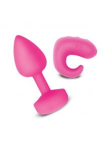 Zestaw plug analny z pilotem masażerem - Gvibe Gkit  
