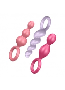 Zestaw plugów analnych - Satisfyer Plugs   Kolorowy