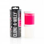 Zestaw uzupełniający do kopiowania penisa róż świecący w ciemności 220g - Clone-A-Willy Refill Glow in the Dark Hot Pink Silicone