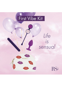Zestaw wibrator, kulki, korek analny - RS Essentials First Vibe Kit  