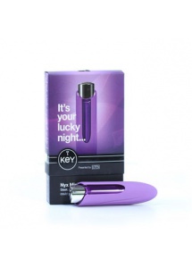 Zgrabny mini wibrator Key by Jopen - Nyx Mini Massager  fioletowy