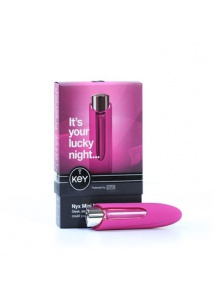 Zgrabny mini wibrator Key by Jopen - Nyx Mini Massager  różowy