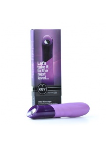 Zgrabny wibrator Key by Jopen - Vela Massager fioletowy