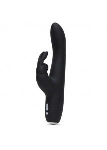 Zgrabny wibrator ze stymulatorem łechtaczki - Fifty Shades of Grey Greedy Girl Rechargeable Slimline Rabbit Vibrator  